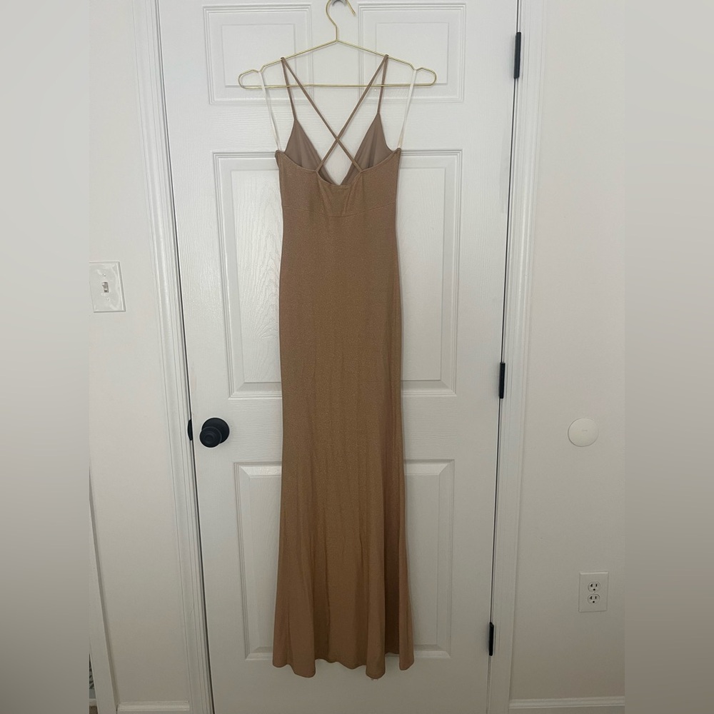 Windsor Sutton Formal Lurex X-Back Dress - Picture 11 of 15